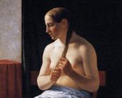 克里斯托弗 威廉 埃克斯贝尔 : Seated Nude Model